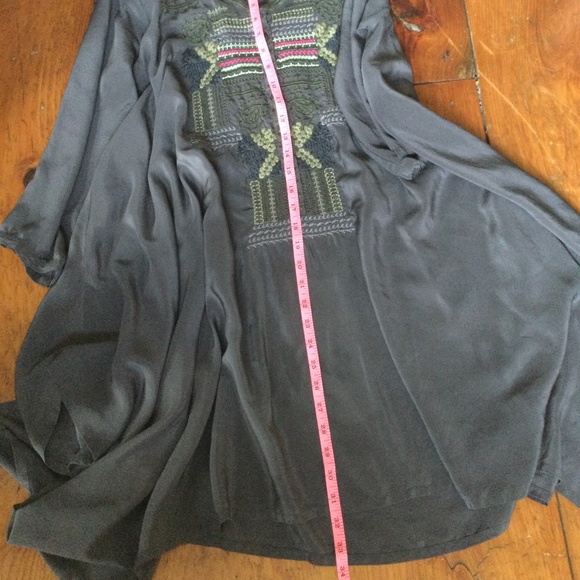 Johnny Was BIYA tunic dress 100% Silk Medium - Picture 13 of 13